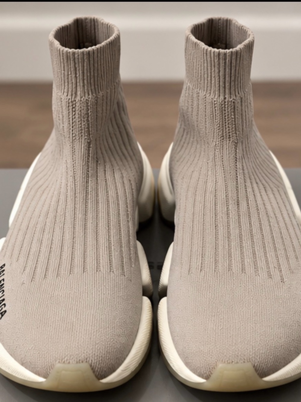 Balenciaga Women Sock Sneaker in Grey